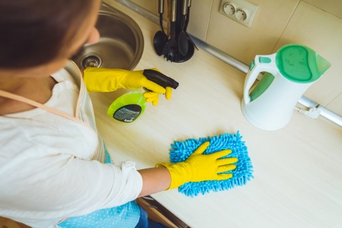 Thorough after builders cleaning by professionals